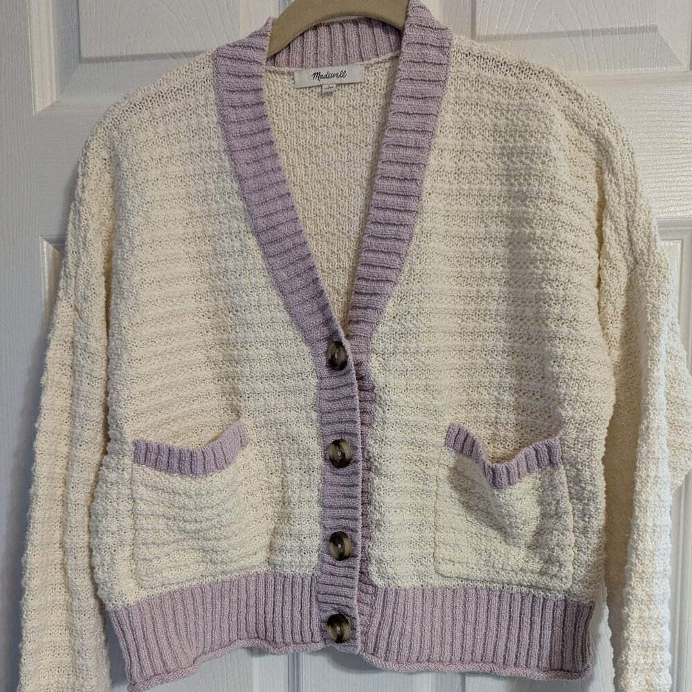 Madewell cropped cardigan